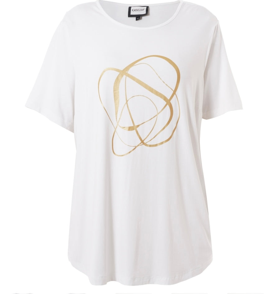 Birka t/shirt við print