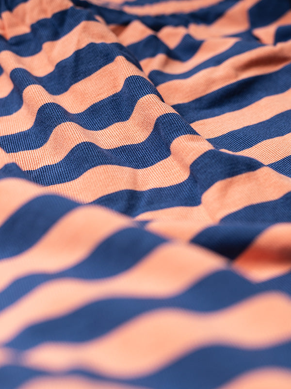 Gitte T shirt - T shirt Coral/Blue