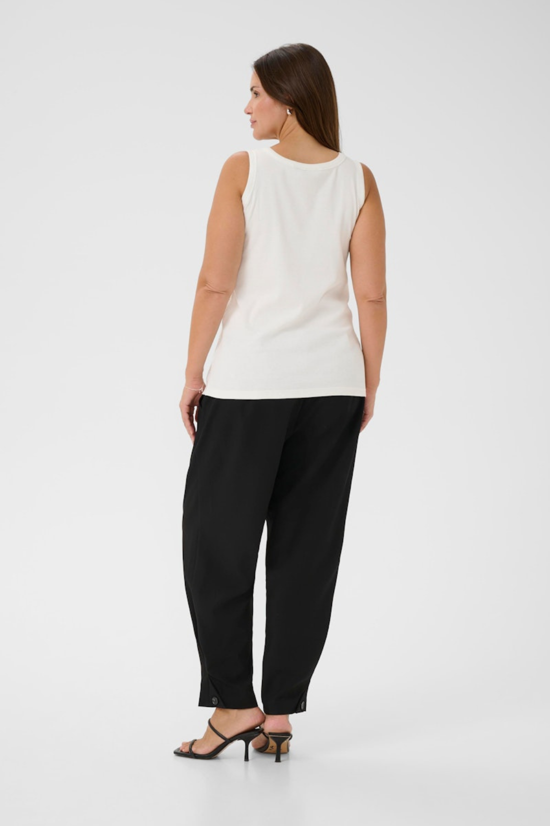 Carina Rhinestone - Toppur chalk