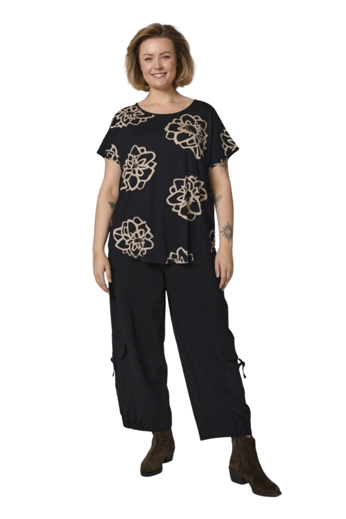Gitte T/Shirt v’ print