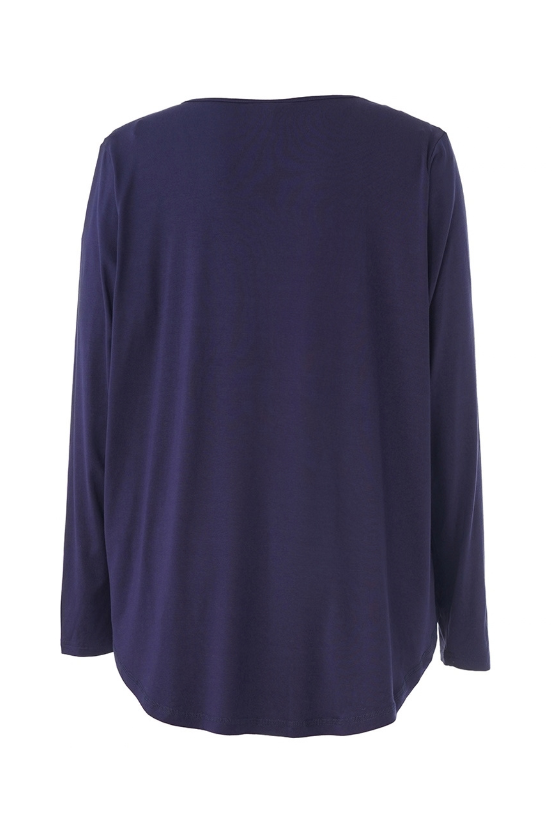 Gitte T/Shirt - Langar ermur - Blá