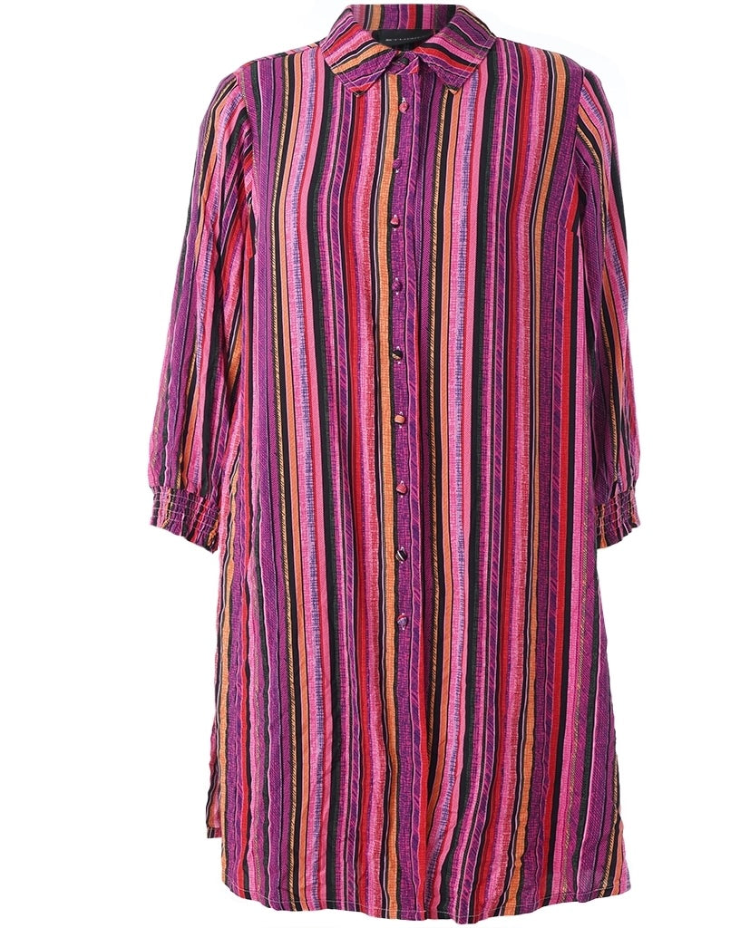 Emilie skjúrta pink stríput