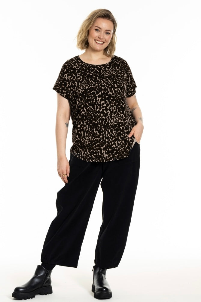 Gitte T/shirt við print