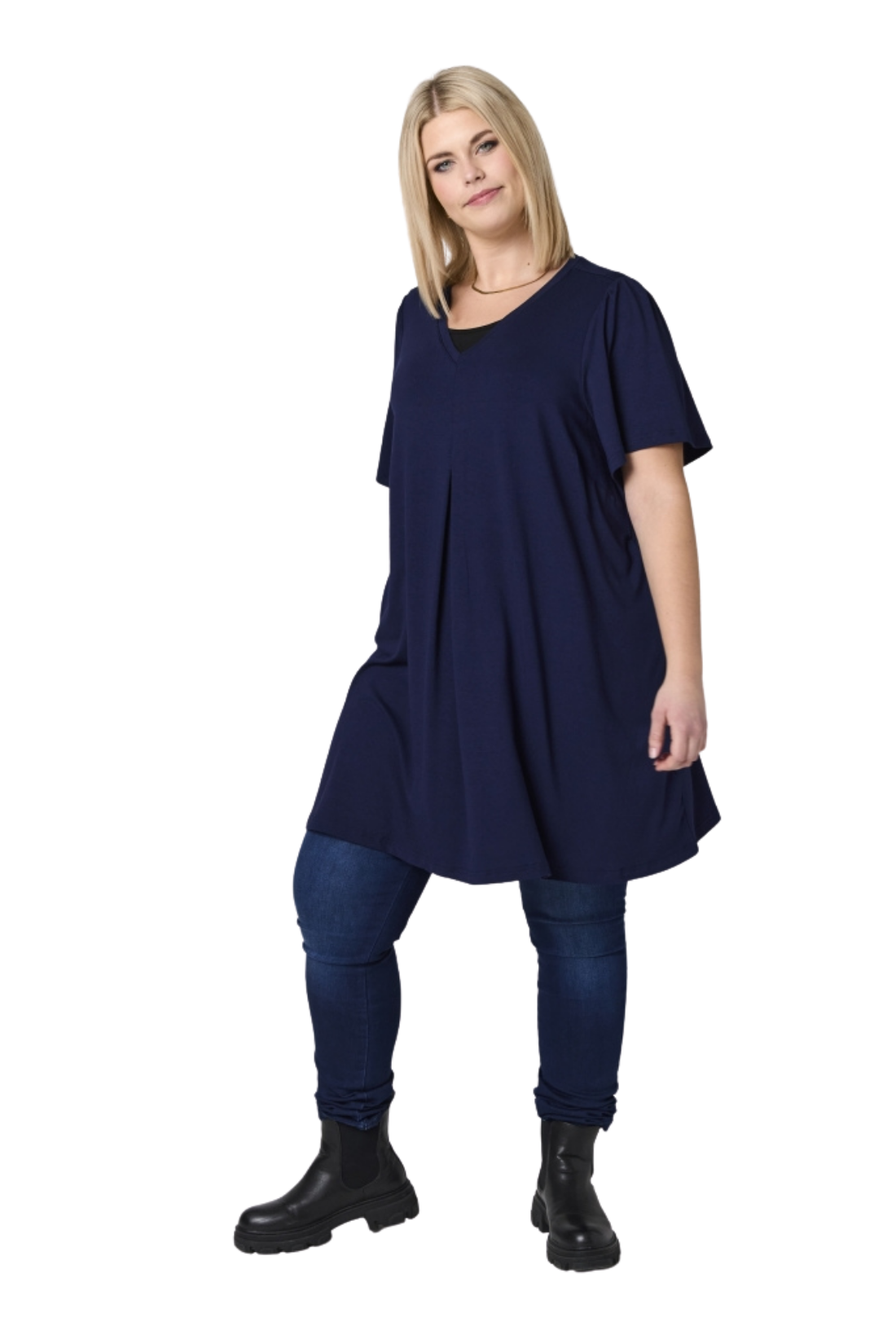 Vionna tunika - Navy blá