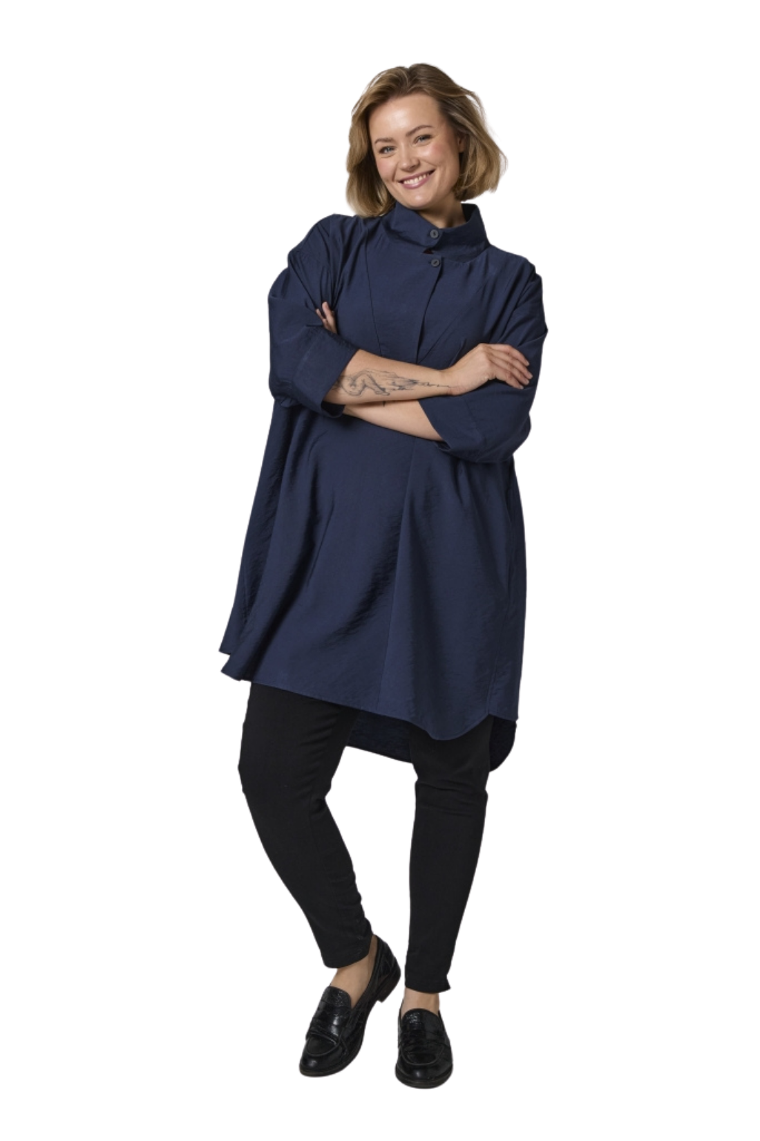 Pauline tunika - Navy blá