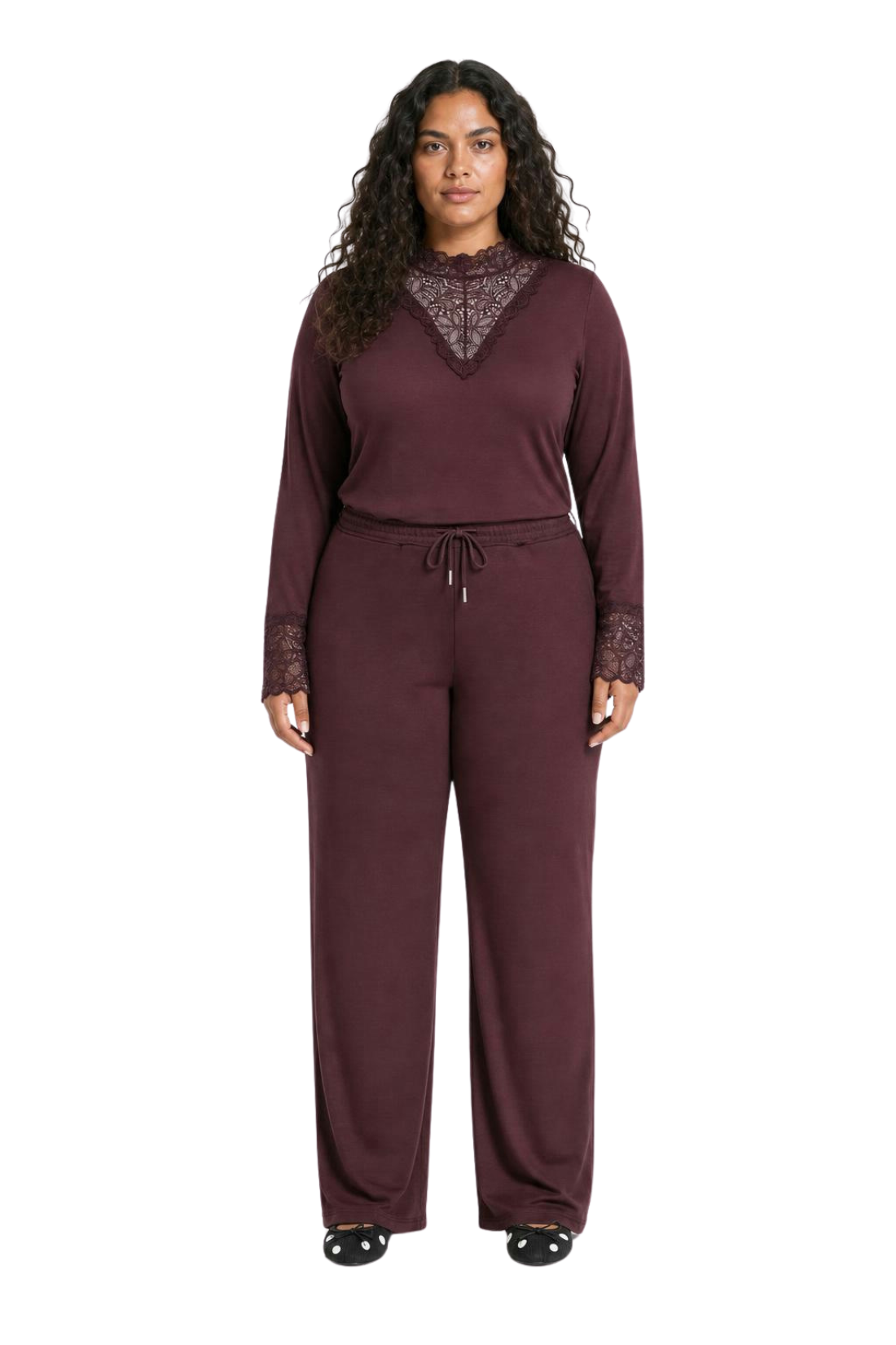 Sabina 2 Buksur - Chocolate Plum