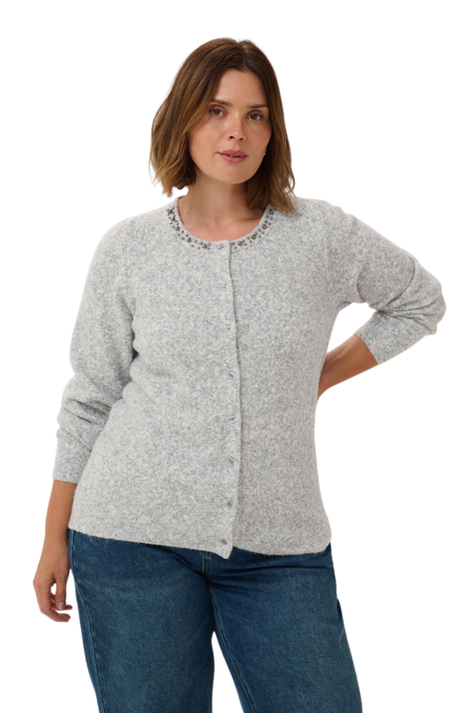 Selia cardigan - Grá melera