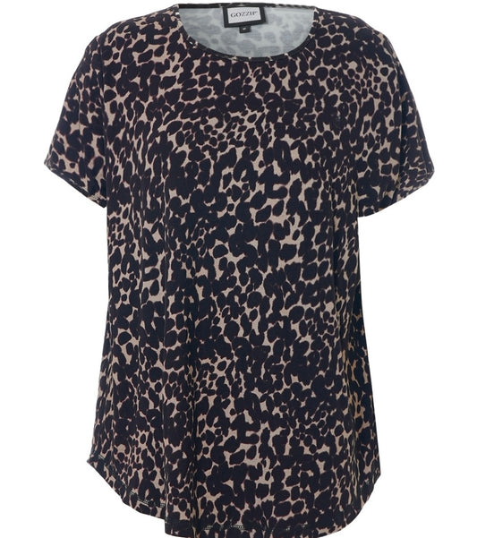 Gitte T/shirt við print