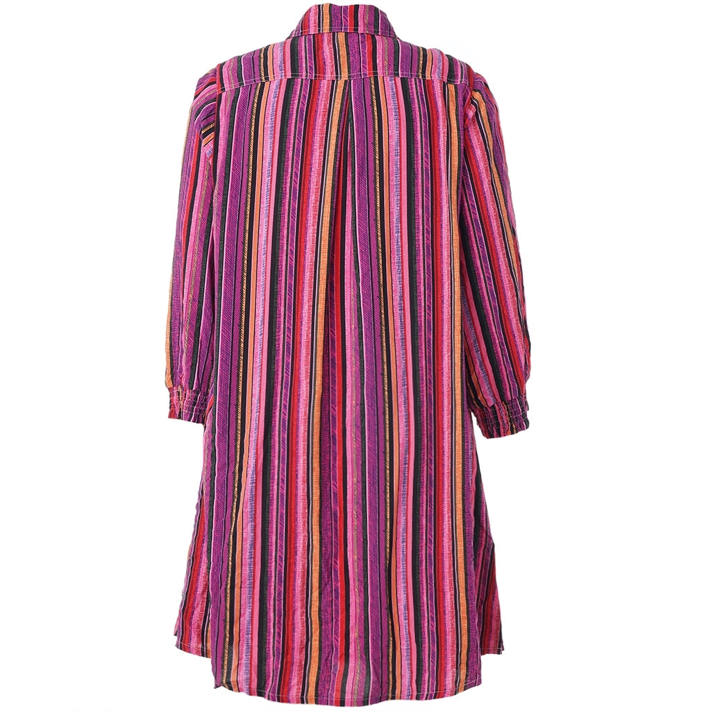 Emilie skjúrta pink stríput