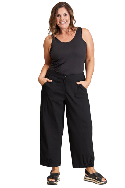 Clara Baggy Pants Svartar