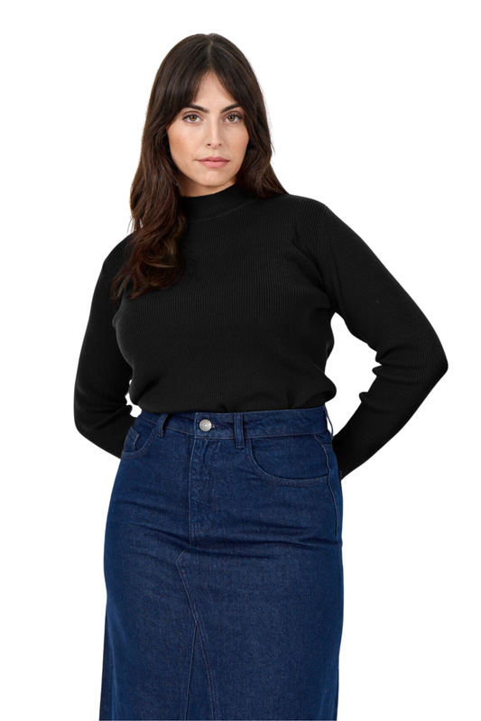 Joeline 5 Blusa - Svørt