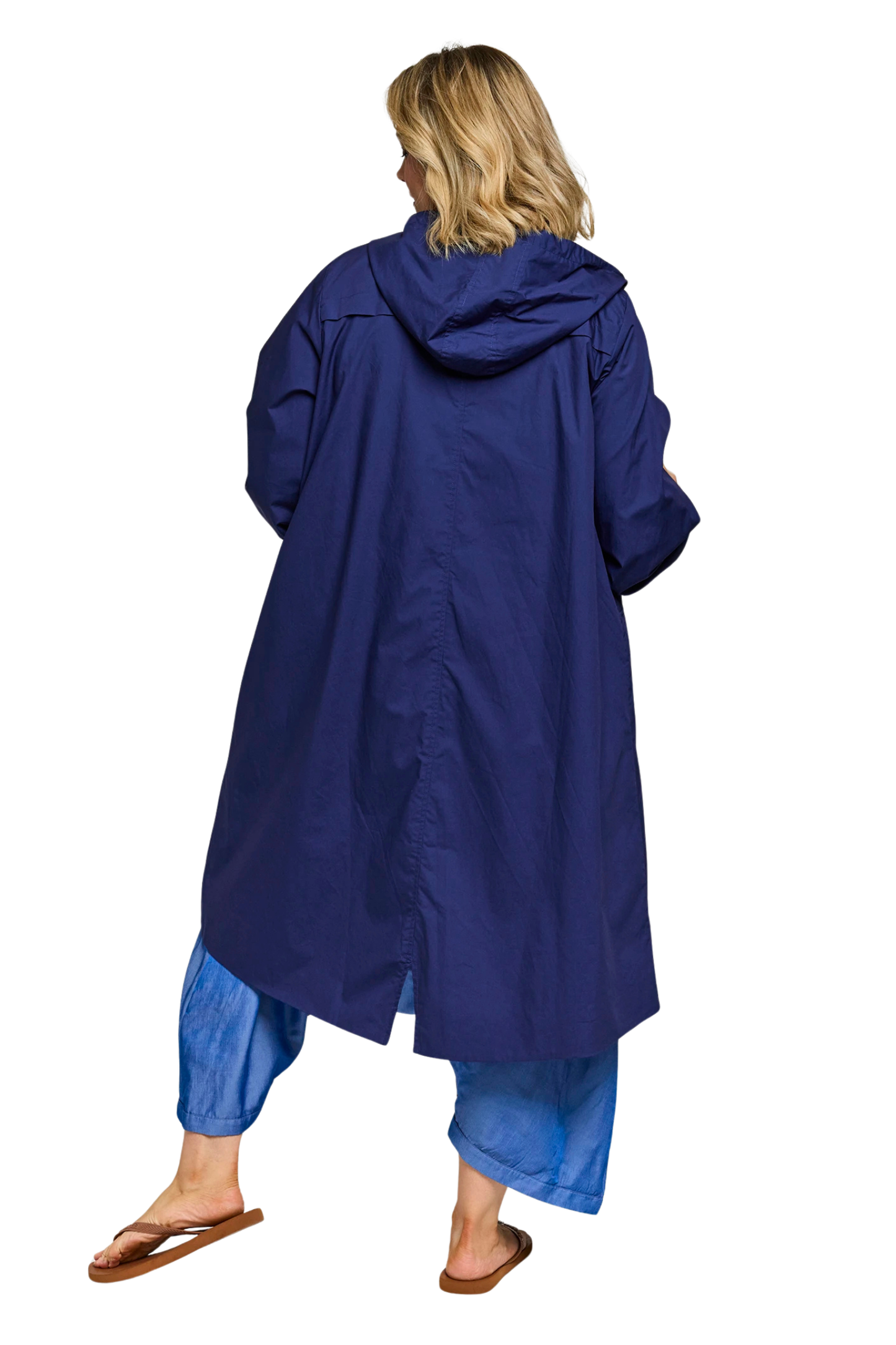 Liss Trenchcoat Bláur