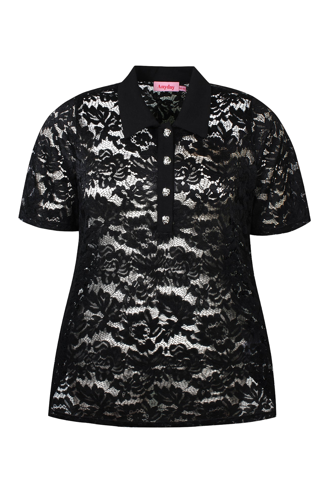 Perla blusa svørt