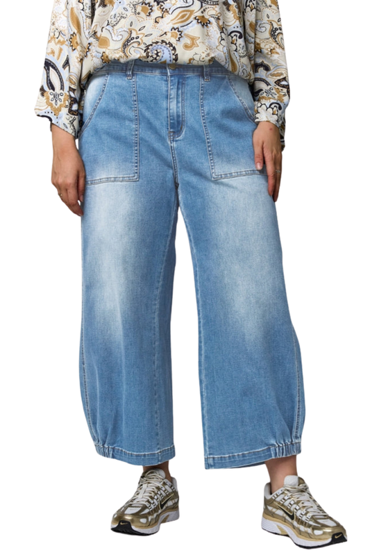 Clara baggy pants Ljósabláar