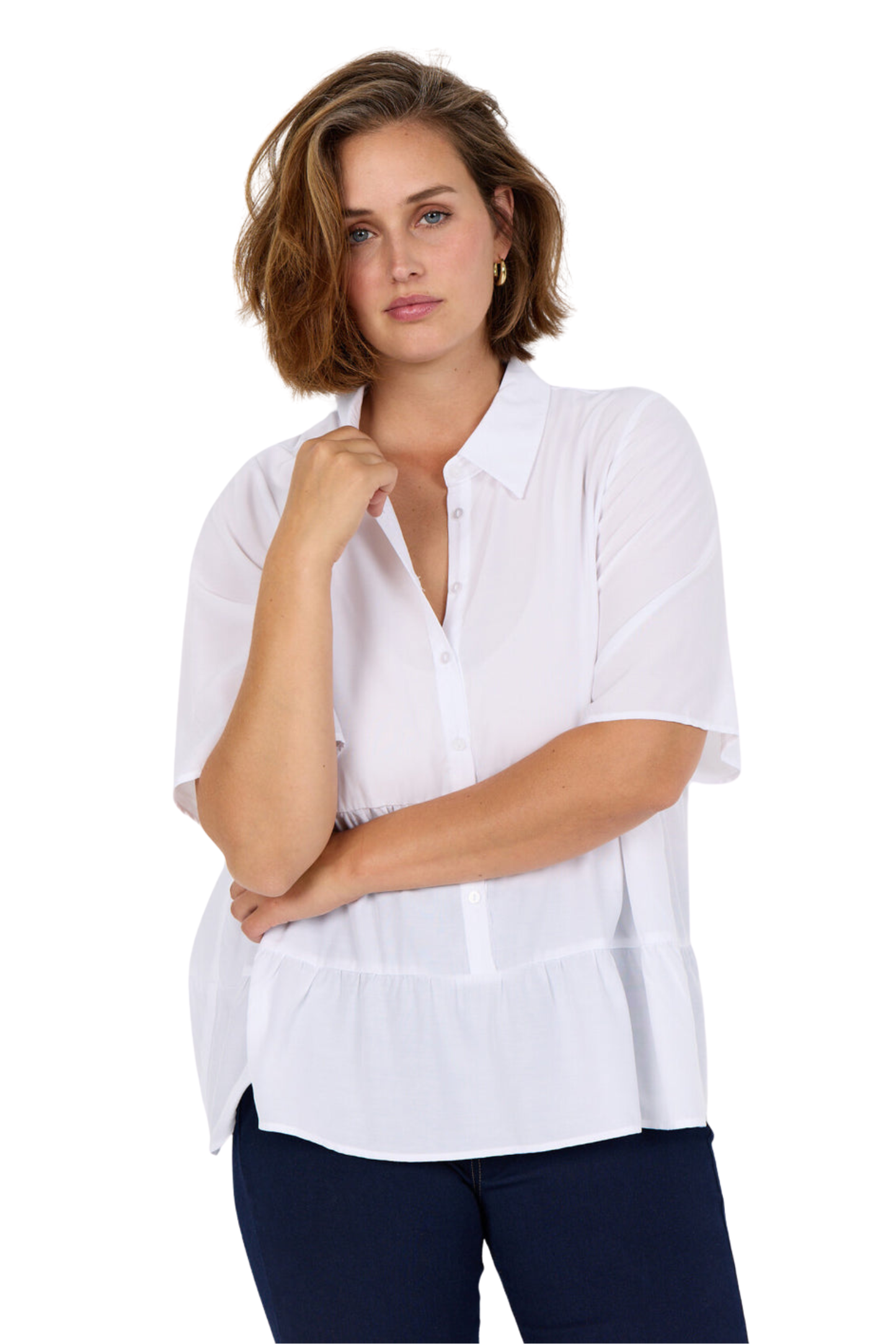 Crista 4 Blusa Hvít