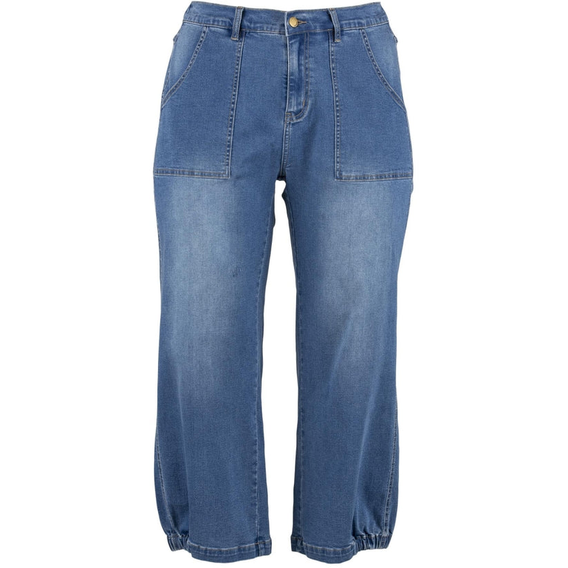 Clara - Baggy buksur Light Denim