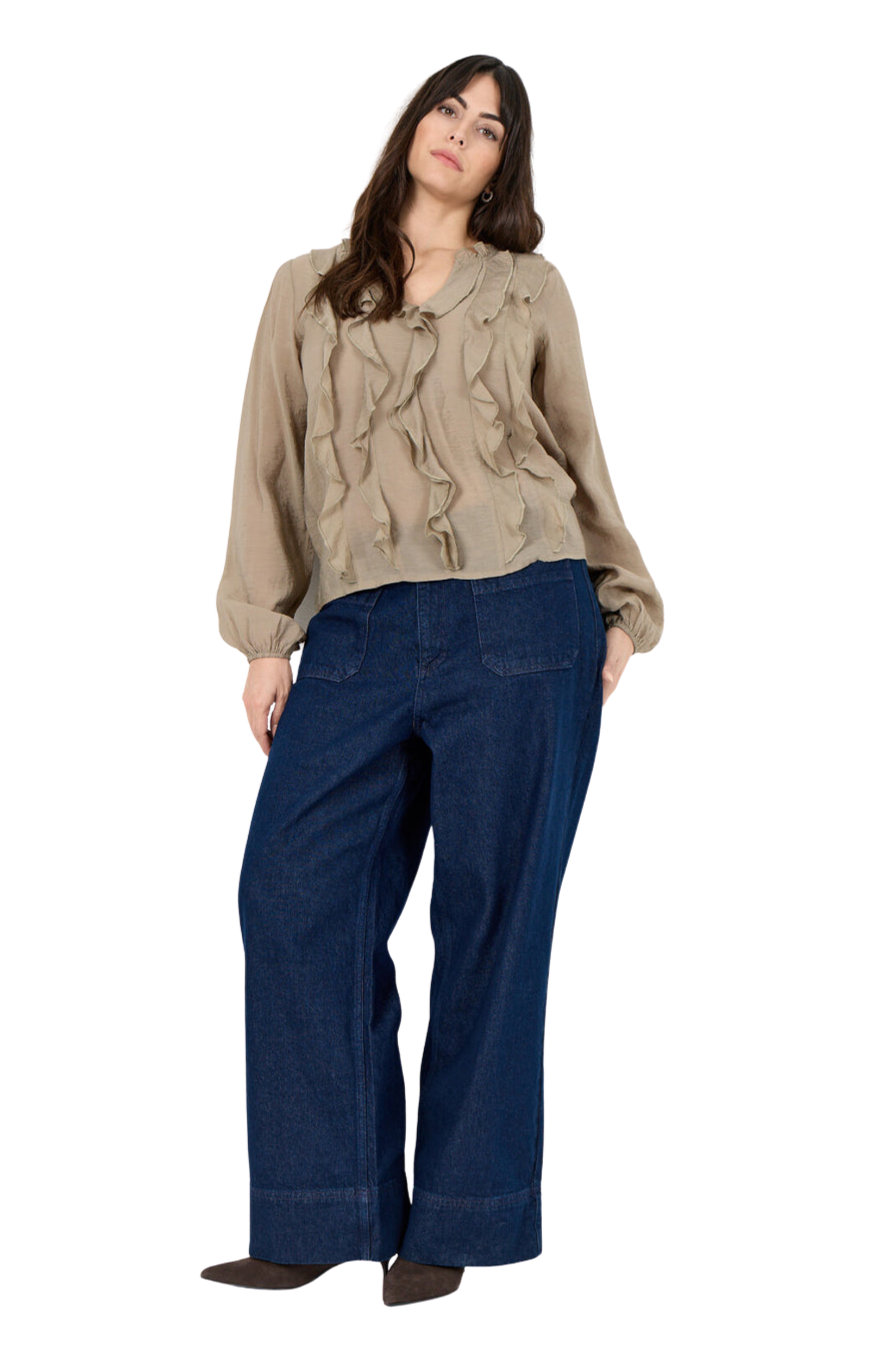 Judit 1 Blusa - Myrk sand