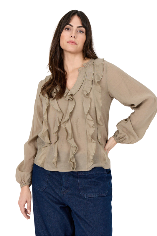 Judit 1 Blusa - Myrk sand