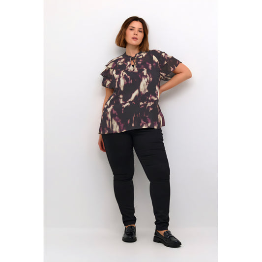 KCnour Flounce Blouse - Blusa