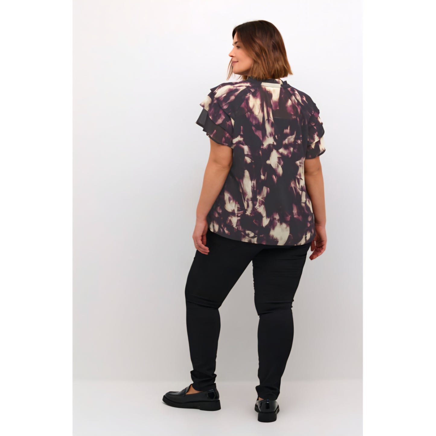 KCnour Flounce Blouse - Blusa