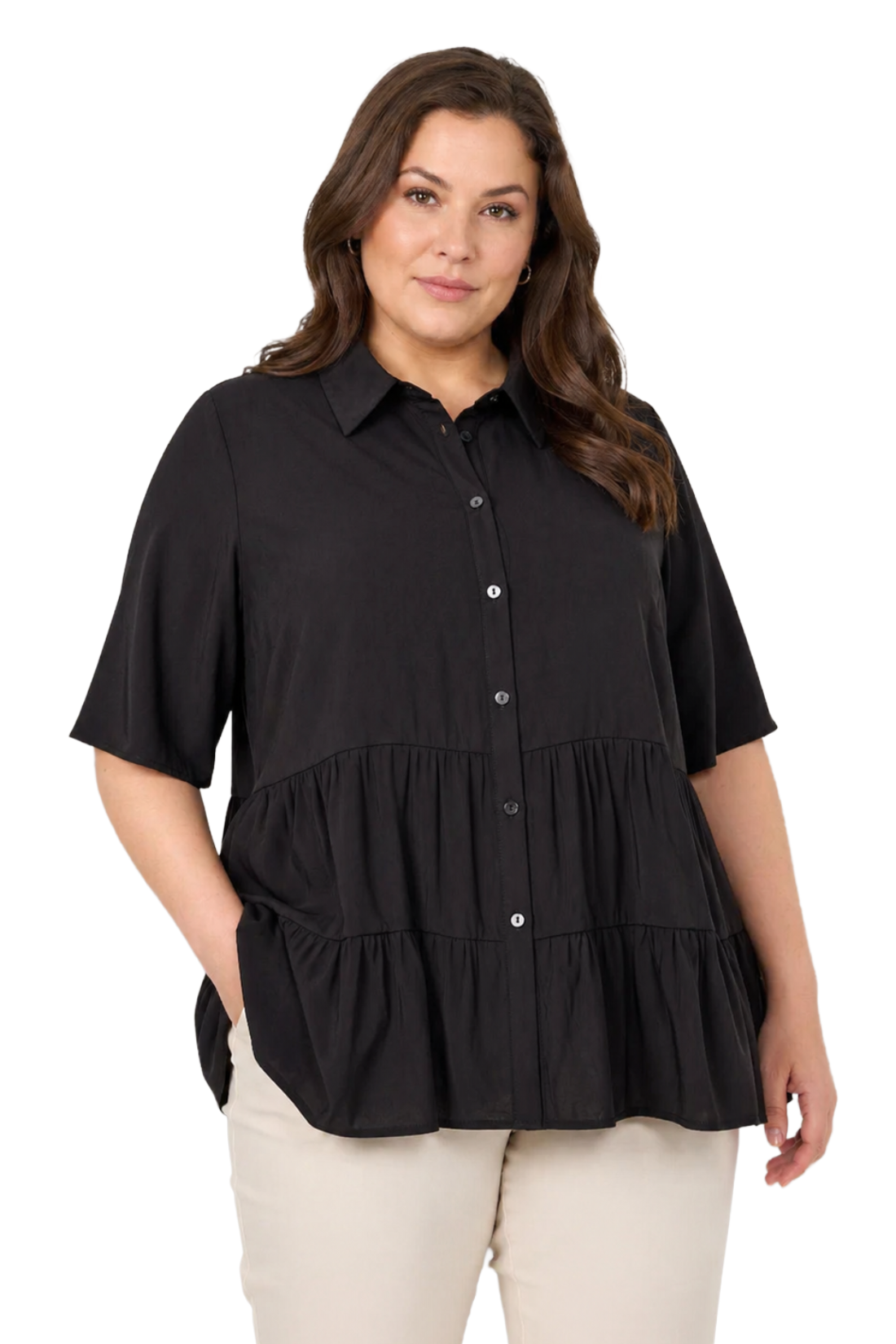 Crista 4 Blusa Svørt