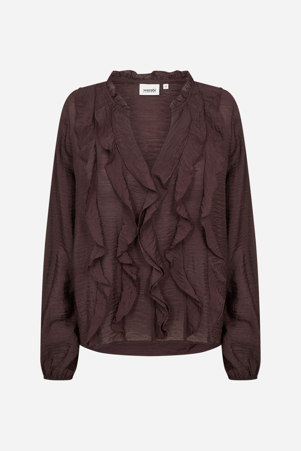 Judit 1 Blusa - Brún