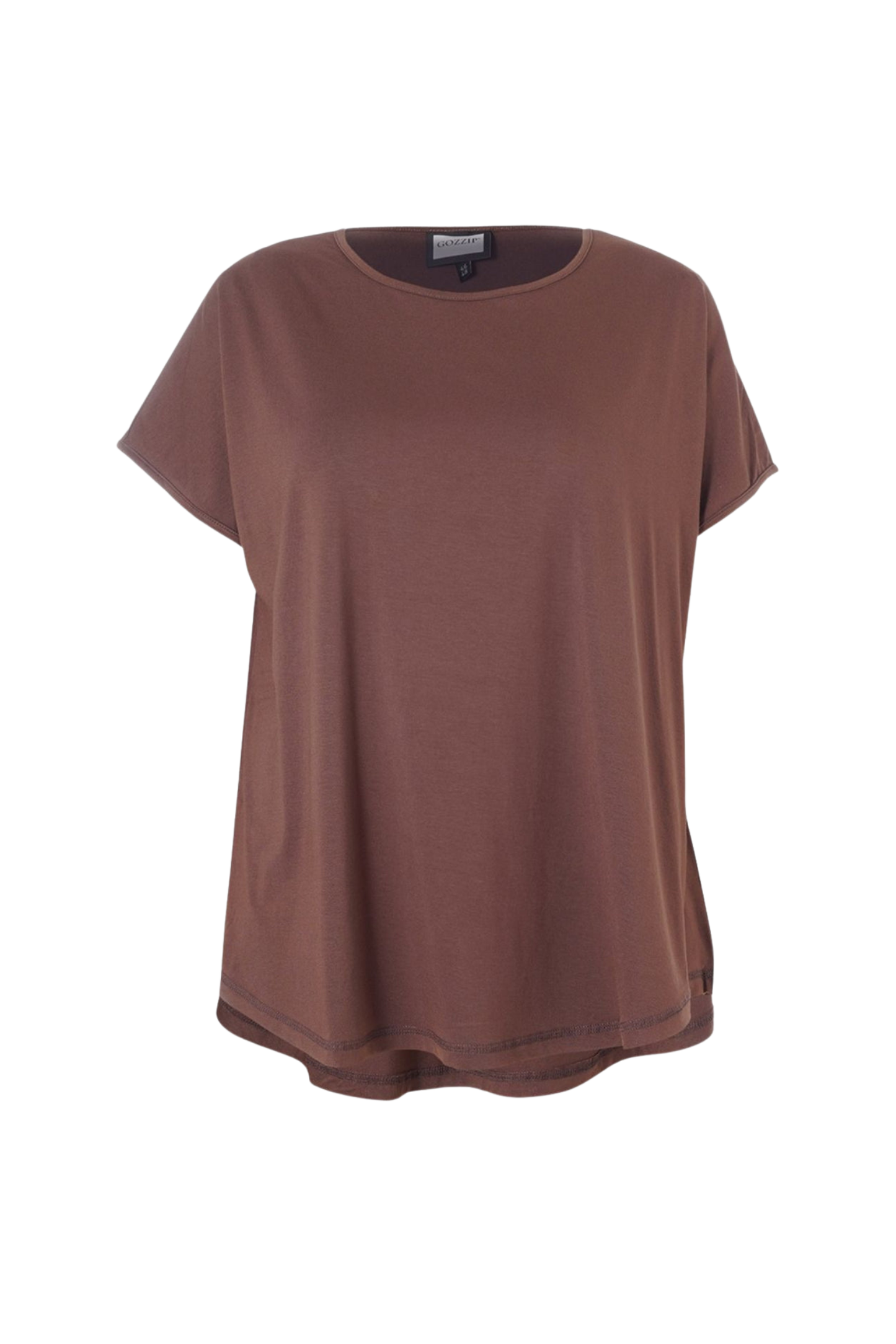 Gitte T-shirt Brún